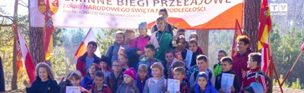 Gminne biegi przełajowe z okazji Narodowego Święta Niepodległości