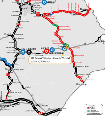 Bliżej do budowy S17 koło Zamościa