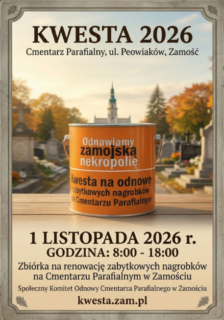 Kwesta 2026 w Zamościu – pamiętamy o tych, którzy odeszli